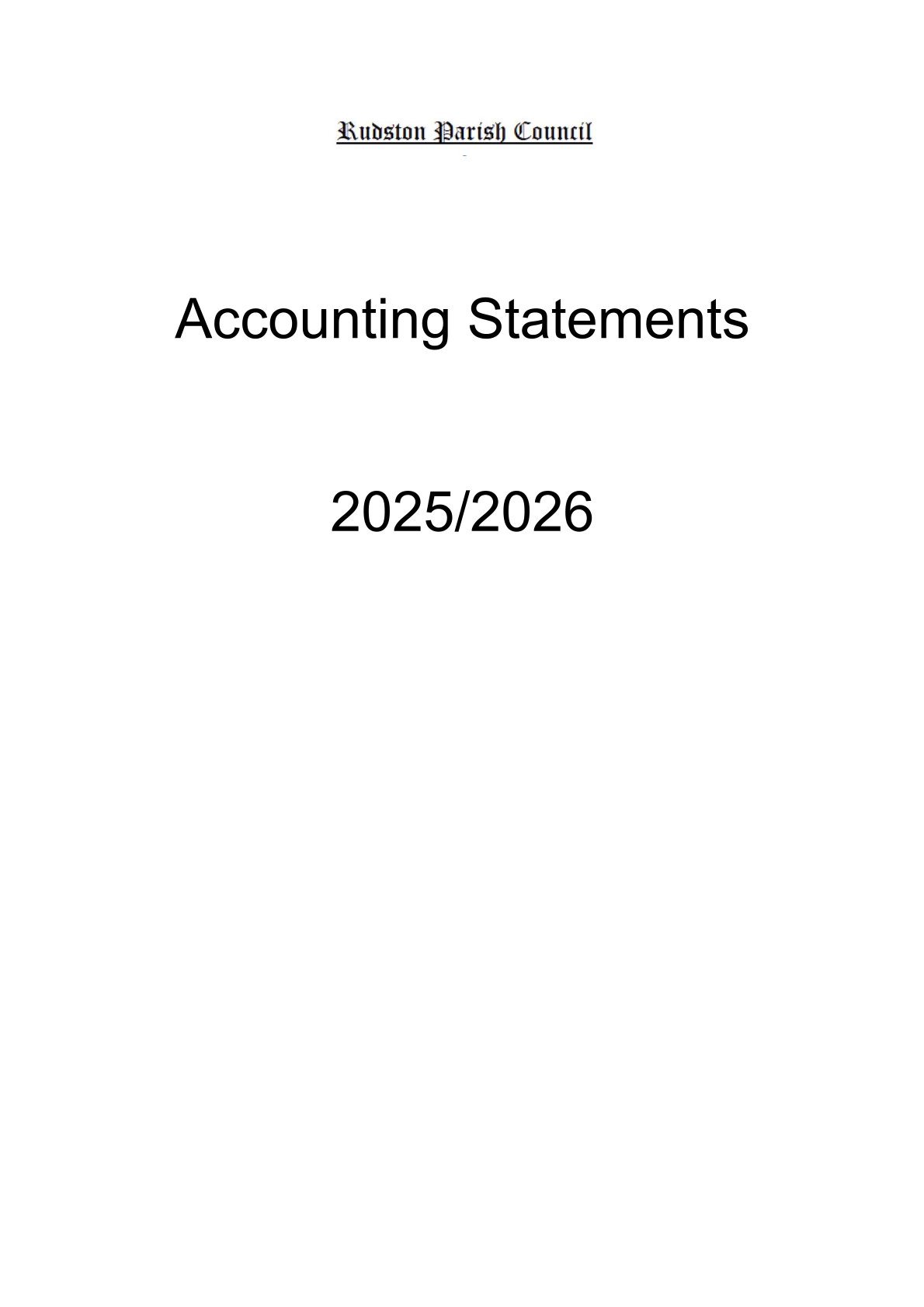 Accounting Statements