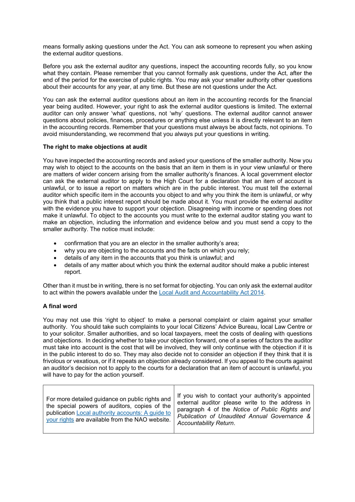 Notice of Period of Exercise of Public Rights Page 3