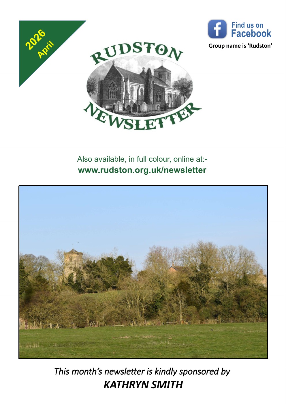 April 2026 Newsletter