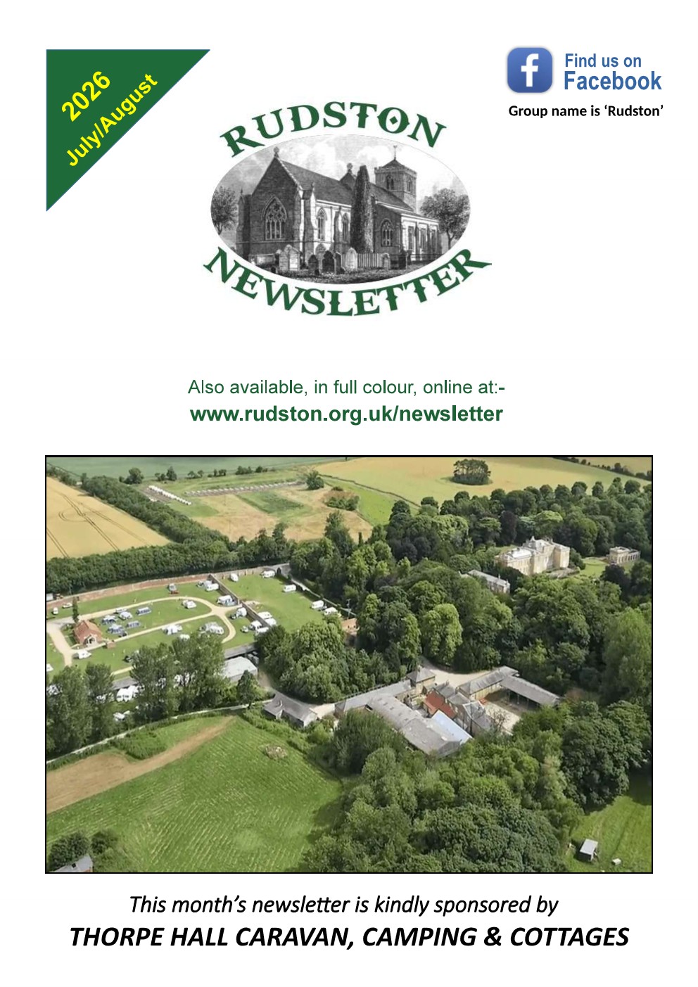 Rudston Newsletter July August 2026
